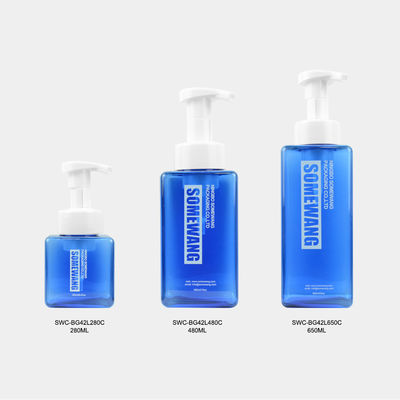 40ML 60ML 80ML PETG 펌프 혈청 화장용 거품 물병 피부 관리 용기