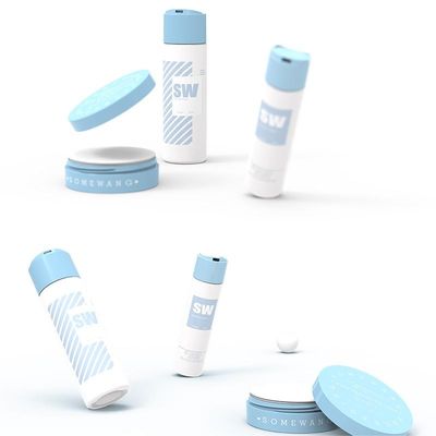 중벽 디스크-탑 캡과 120이지 밀리람베르트 240 밀리람베르트 HDPE 화장 로션 병